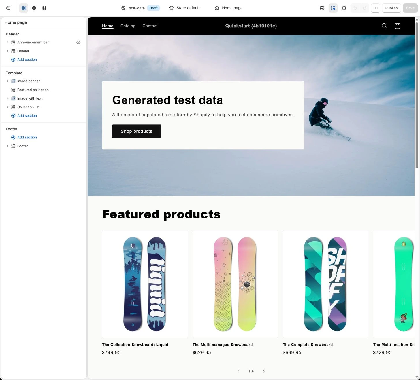 Shopify Themes 复制主题和备份命名。