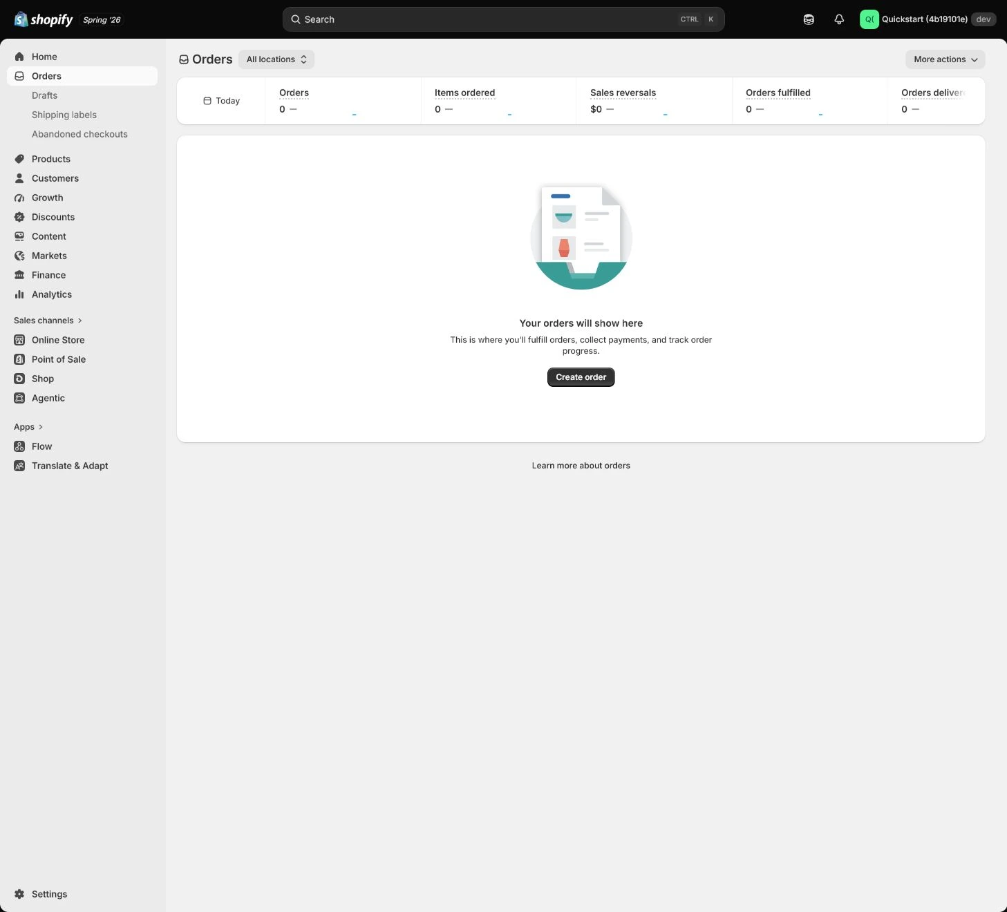 Shopify order timeline, fulfillment, and tracking verification.
